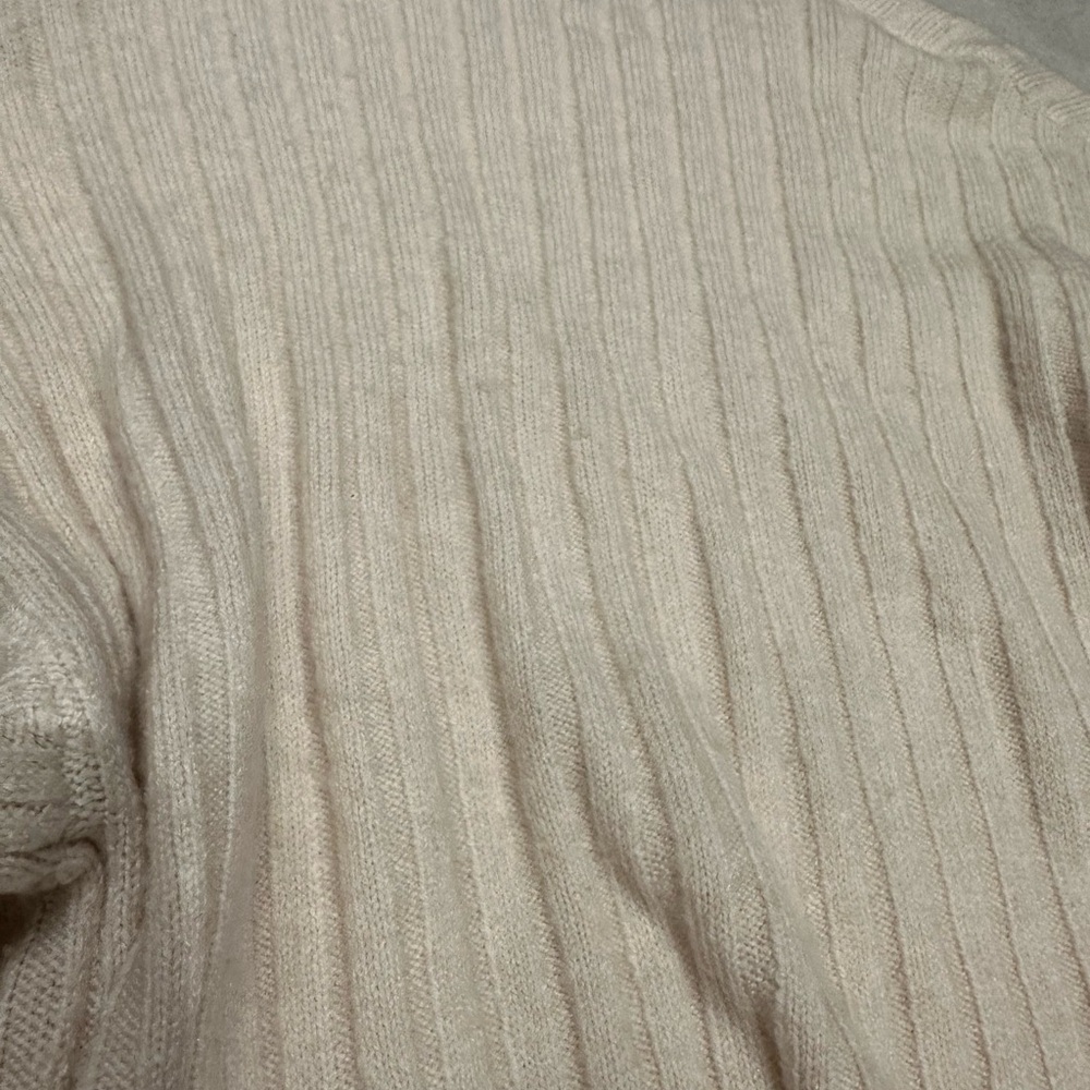 Sophie Rue Cream Ribbed Sweater - Picture 6 of 6